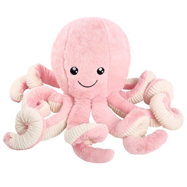 DENTRUN Octopus Stuffed Animals, Octopus Plush Doll Play Toys for Kids Girls Boys Adults Birthday Xmas Gift Present 7/16/24/32 Inches, 5 Colors