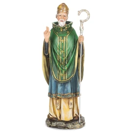 Joseph's Studio by Roman Inc., Renaissance Collection, Holy Statue Figurine, 10.5" H ST Patrick Figure, Religious Figure, Religious Décor, Catholic Gifts (3 x 4.25 x 10.25 Inches)