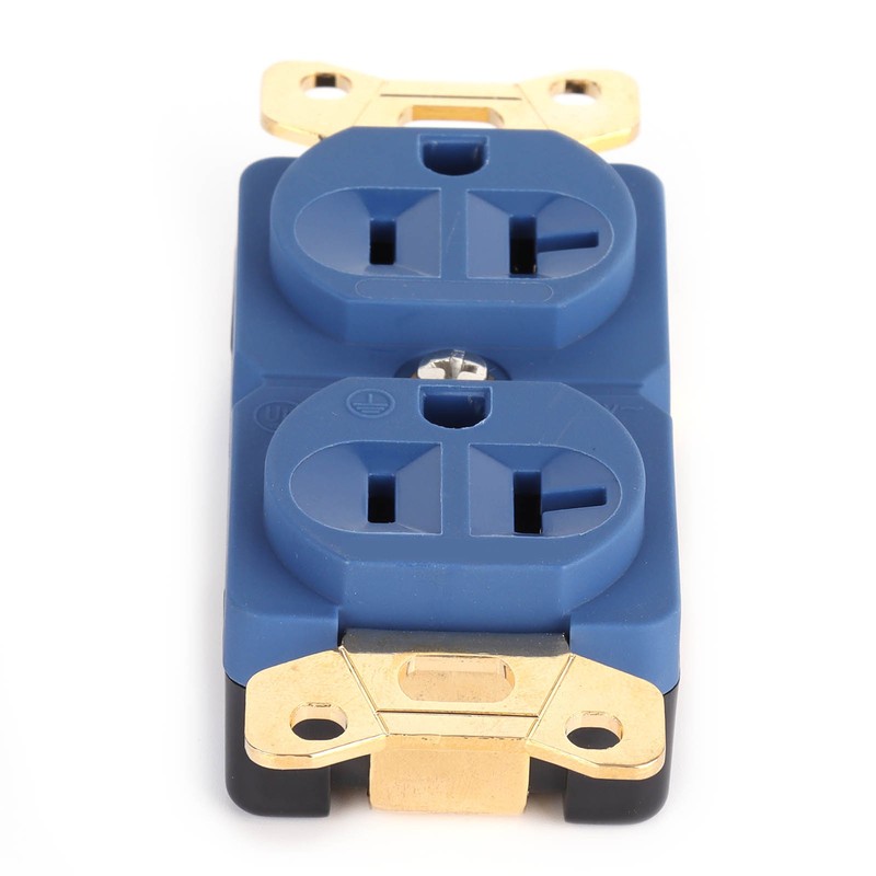 Monosaudio Duplex Receptacle AC Pure Copper Duplex 24K Golded Plated