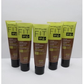 MAYBELLINE FIT ME TINTED MOISTURIZER #370 1 OZ (LOT OF 5)