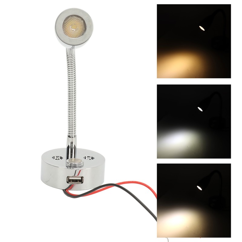 RV Reading Light LED Adjustable Brightness Touch Control Indoor Bedside