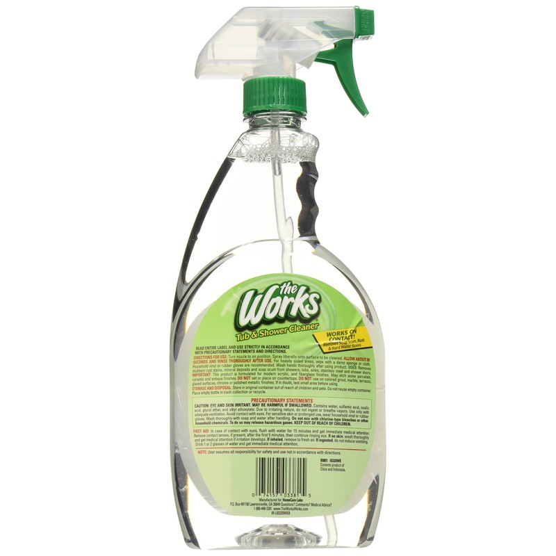 HOME CARE LABS 65320WK The Works Tub & Shower Cleaner