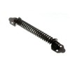 3 x Door / Gate Springs Black with Fittings 200mm