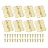 PATIKIL Small Jewelry Box Hinges 1-1/4 Inch, 8 Pack 90-Degree