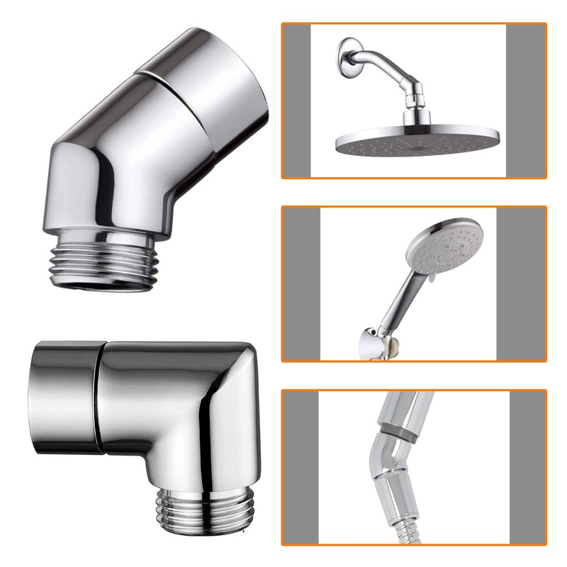 Oiieco 90° and 135° Hand Shower Set Elbow with 1/2"
