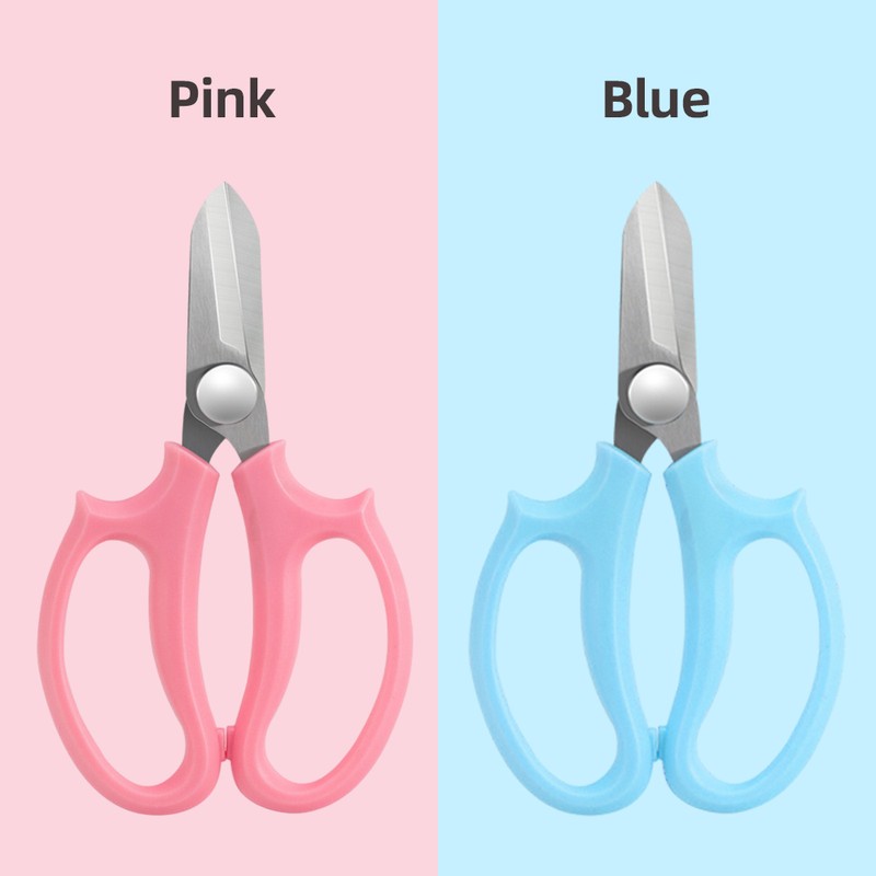 10 Piece Garden Flower Scissors, Sharp Stainless Steel Floral Shears,