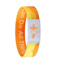 Bible Verse Bracelets Wearable Bible Bracelet Wearable Bracelets With NFC Daily Bible Verse Bracelet Christian Bracelet Wristbands For Men Bible Verse Bracelets For Women(Wearable bible bracelet yello