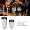 Cocktail Mixer 304 Stainless Steel Glossy with Bottom Dishwasher Safe