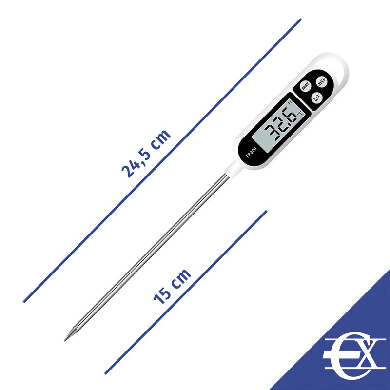 Grill Thermometer Meat Thermometer with Stainless Steel Needle Wireless Digital
