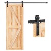 EaseLife 5.5 FT Heavy Duty Sliding Barn Door Hardware Track