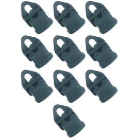 10 x Holdon® Mini Clip Black – Clamp Mounting Eyelet for Banner, Tent, Tarpaulin, Molton – BO-Camp/Isabella