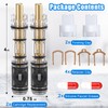 Enhon 2 Pack Dual Seal Cartridge Replacement Compatible with Moen