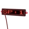 Rechargeable LED Name Tag Replacement for Universal Automobile Programmable Name