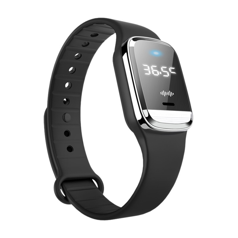 Temperature Measurement Bracelets Ultrasonic Mosquito Repellent Bands Non-Toxic Deet Free