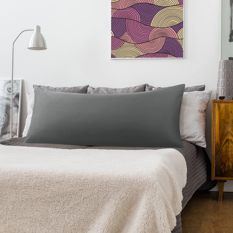 PiccoCasa Body Pillow Cover, Hug Pillow Cover, 100% Cotton, Envelope