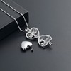 Tree of Life Urn Necklaces for Ashes Heart Shape Cremation