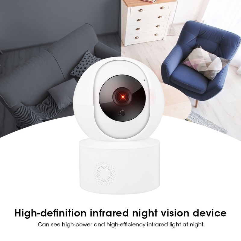 1080P Camera Wireless AI Motion Track Night Vision 2‑Way Intercom