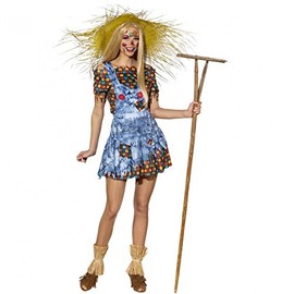 Orlob Women's Scarecrow Fancy Dress Costume, 42/44