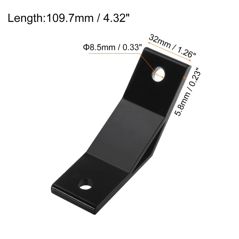 uxcell 2Set 135 Degree Angle Aluminum Profile Corner Bracket, Corner