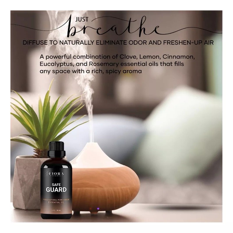 Fiora Mezcla Aceites Esenciales Aromaterapia Contra Ladrones