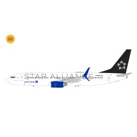 GeminiJets Gemini Jets 1:200 United 737-800 Star Alliance (Flaps Down) G2UAL1378F IN STOCK