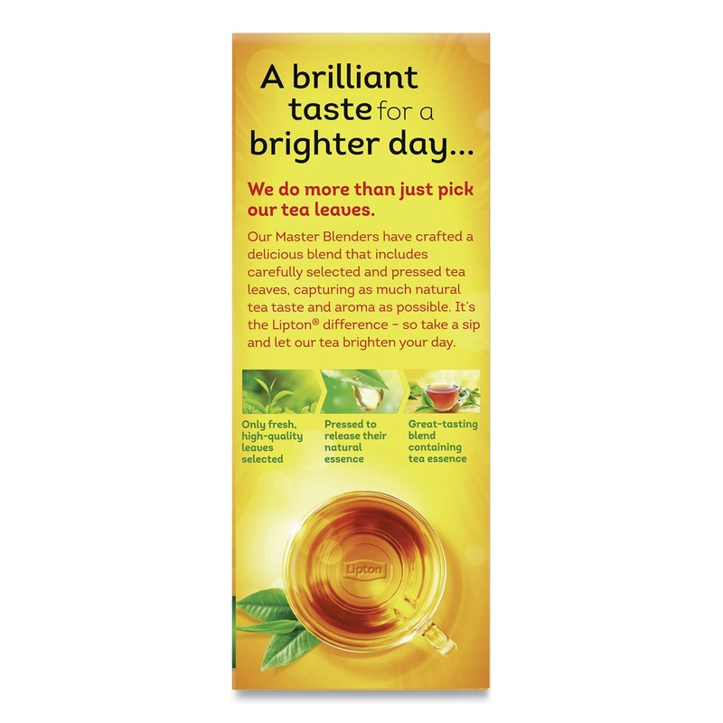 Lipton Tea Bags Black Flavor 100 Bags Per Box