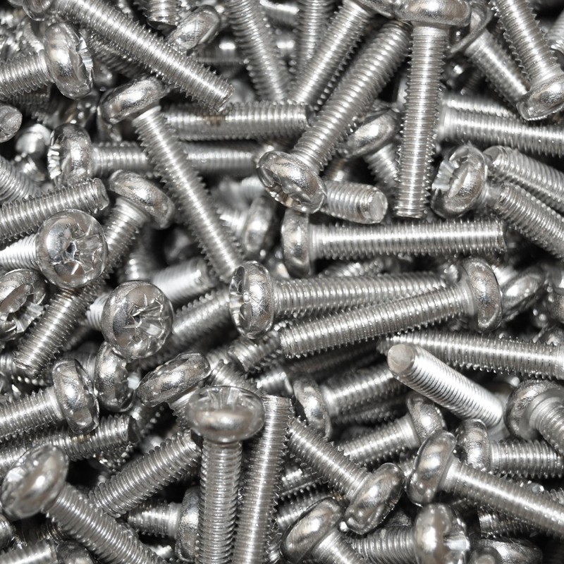 Pan Head Screws M6X28 6 Pieces Stainless Steel A2 /