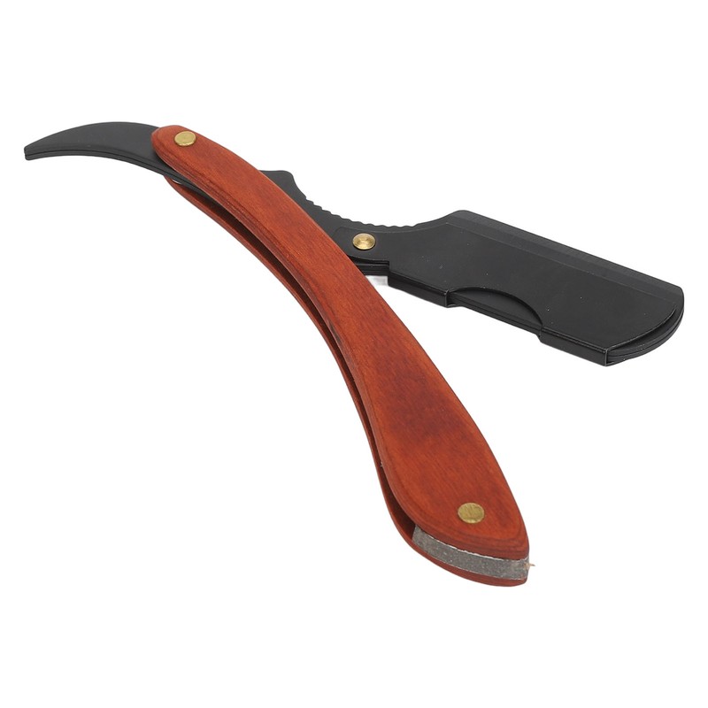 Manual Beard Trimmer Holder Ergonomic Alloy Vintage Lightweight Foldable Beard