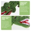 LUOZZY Stuffed Alligator Plush Keychains for Backpack Plush Crocodile Keychain