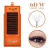 Extensión De Pestañas 6dw W Shape Volume Premium En Forma
