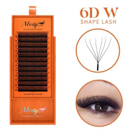 Extensión De Pestañas 6dw W Shape Volume Premium En Forma De