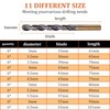 Misuyue 6pcs Metal Drill Bits, 5mm HSS Drill Bit Sets,