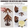 Anfrere Wooden Trivets for Hot Dishes, Tree-Shaped Wooden Trivet Set,