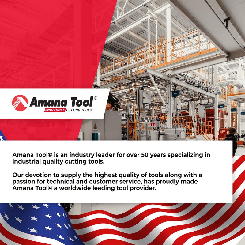 Amana Tool - 51430 Solid Carbide Invectra Aluminum Laminate Trim