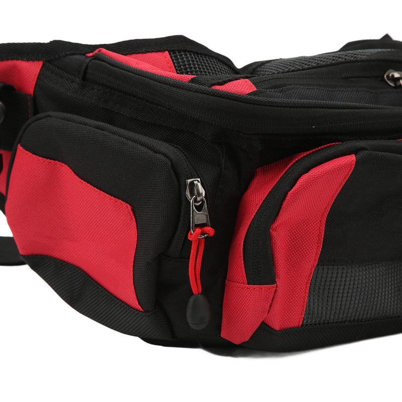 Motorcycle Waist Packbag Oxford Adjustable Belt Large Capacity Racing Fanny