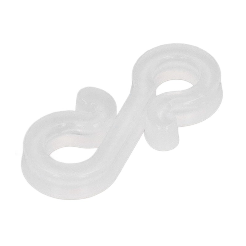 150Pcs S Shaped Hooks Sturdy Durable Plastic Dual Ends Multipurpose