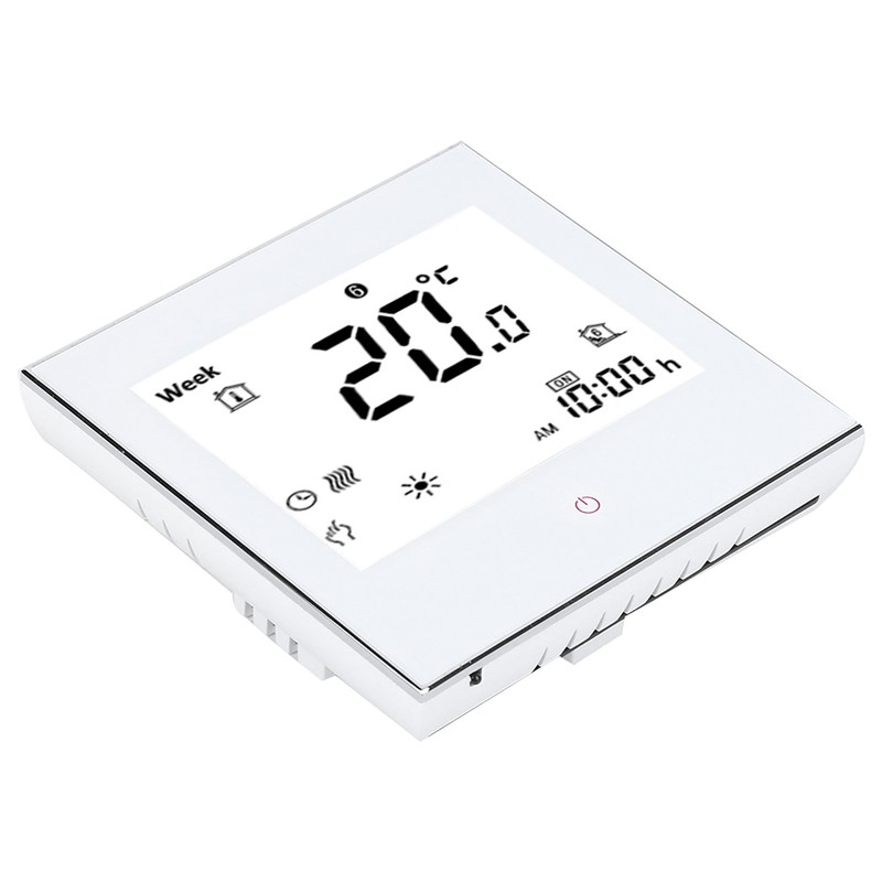 Heating Room Thermostat Weekly Programmable LCD Display Touching Screen 5A