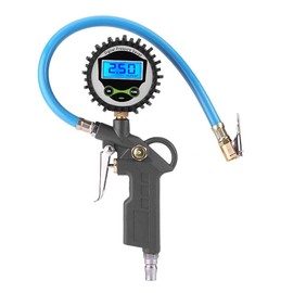 Digital Tyre Pressure Gauge 0-220PS 0-16 Bar Car Digital Tyre Air Pressure Inflator Gauge Tester with 35cm Rubber Hose