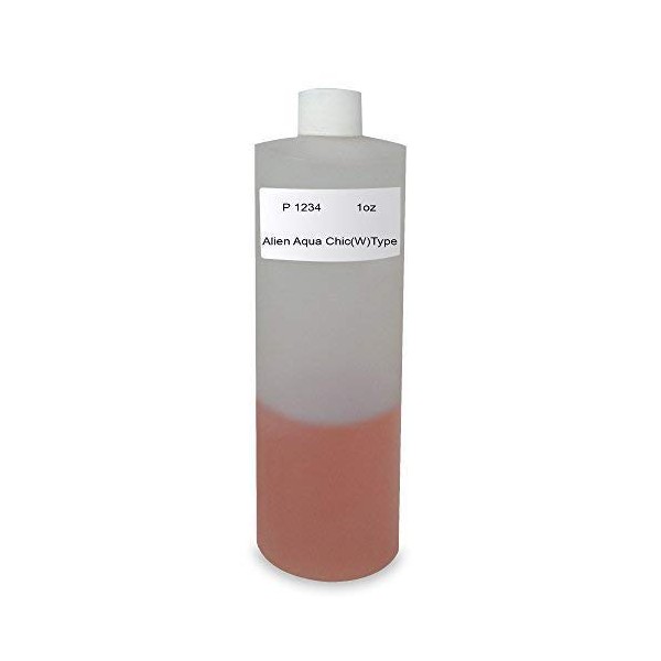 1 oz, - Bargz Perfume - p 1234 alien aqua chic Body Oil For Women Scented Fragrance