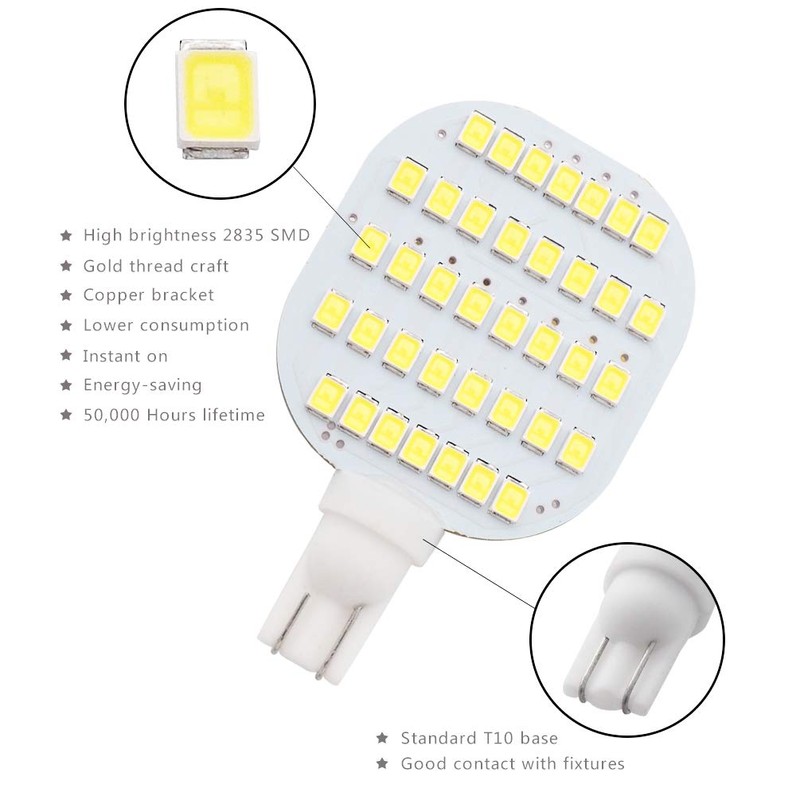 GRV T10 C921 192 194 W5W Wedge DC12V RV LED
