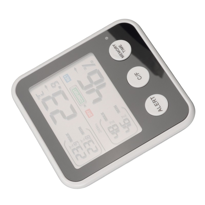 Room Thermometer 3.7in LCD Display High Accuracy Comfort Level Indicator