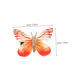 BESPORTBLE 20pcs Kawaii Butterfly Hair Clips for Girls Dreamy Sheer Accessories Mini Hairpins for Boys and Girls for Cosplay and Everyday Use Random Color