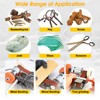 Mornajina Mini Belt Sander for Knife Making, 15 Degree Electric