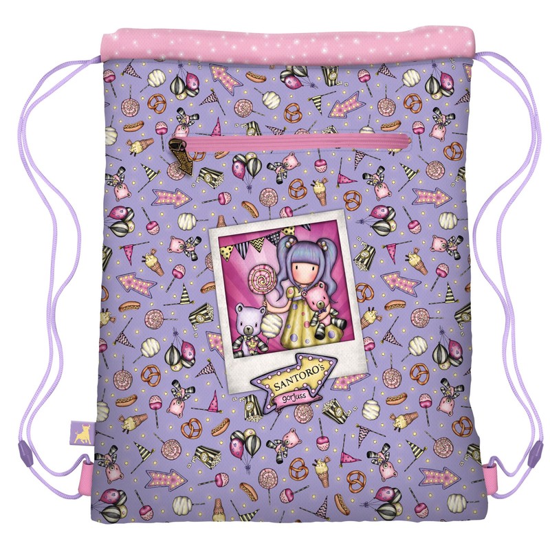 Santoro Gorjuss Fairground 1123GJ02 Flat Bag First Prize 34 x