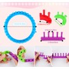 ilauke Knitting Looms Set, Including 1 Purple Plastic Removable Loom