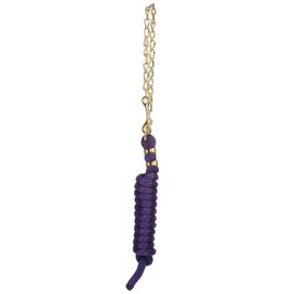 Weaver Equine Poly Lead Rope with Brass Plated Swivel Chain