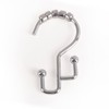 Utopia Alley Shower Hooks - Double Shower Curtain Rings for