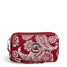 Vera Bradley Women's Cotton RFID All in One Crossbody Purse, Red