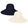 Women Cotton Fishing Bucket Hat Reversible Ultra Wide Brim Sun