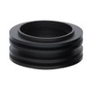 Universal Black Rubber Flush Pipe Washer Inlet Pan Connector for